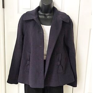 H&M Navy Blazer Coat